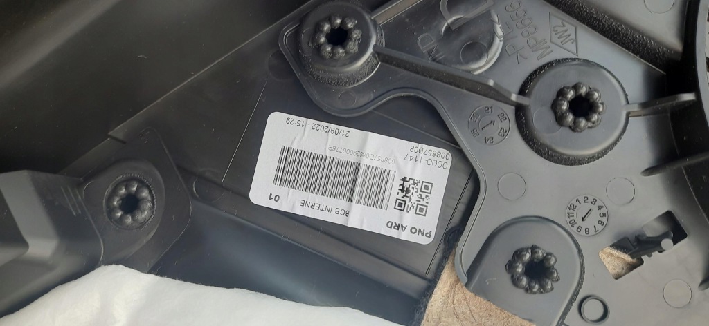 Карка обивка дверь правый  задняя задняя renault megane v e-tech с Разборки