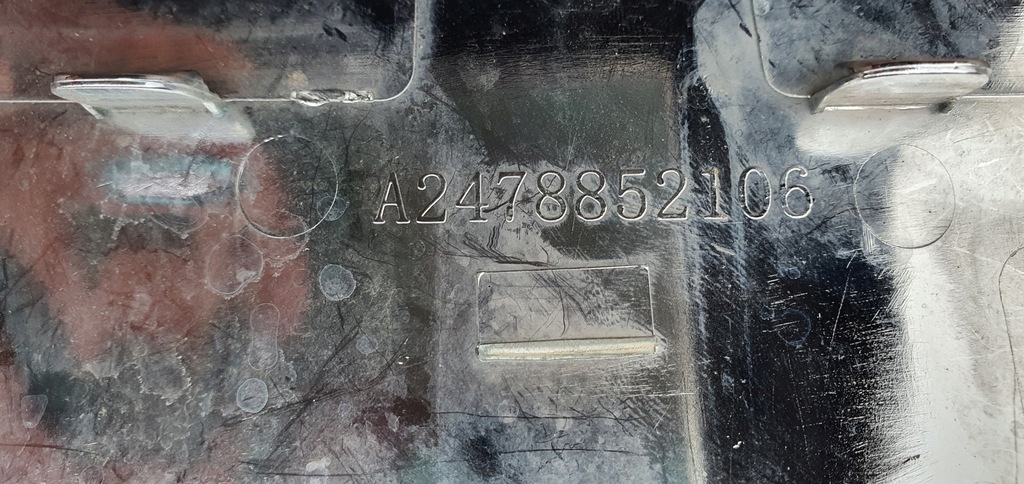 фото №11, Mercedes glb x247 хром молдинг na бампер задній