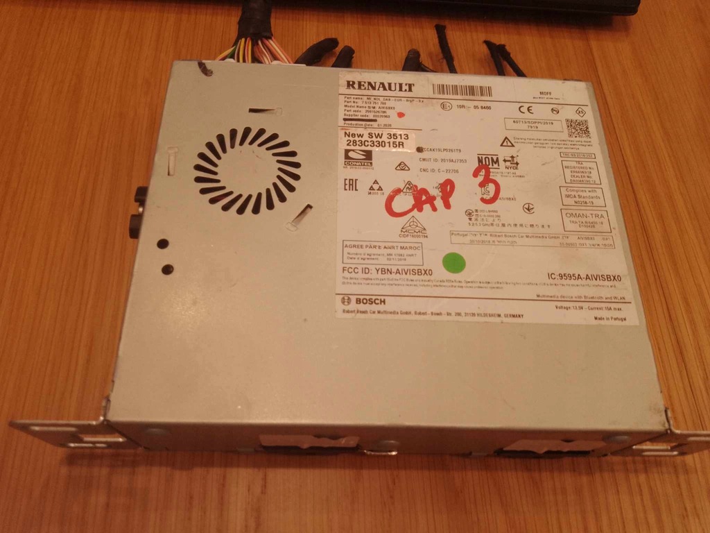 фото №1, Радио навигация renault captur iii 283c33015r