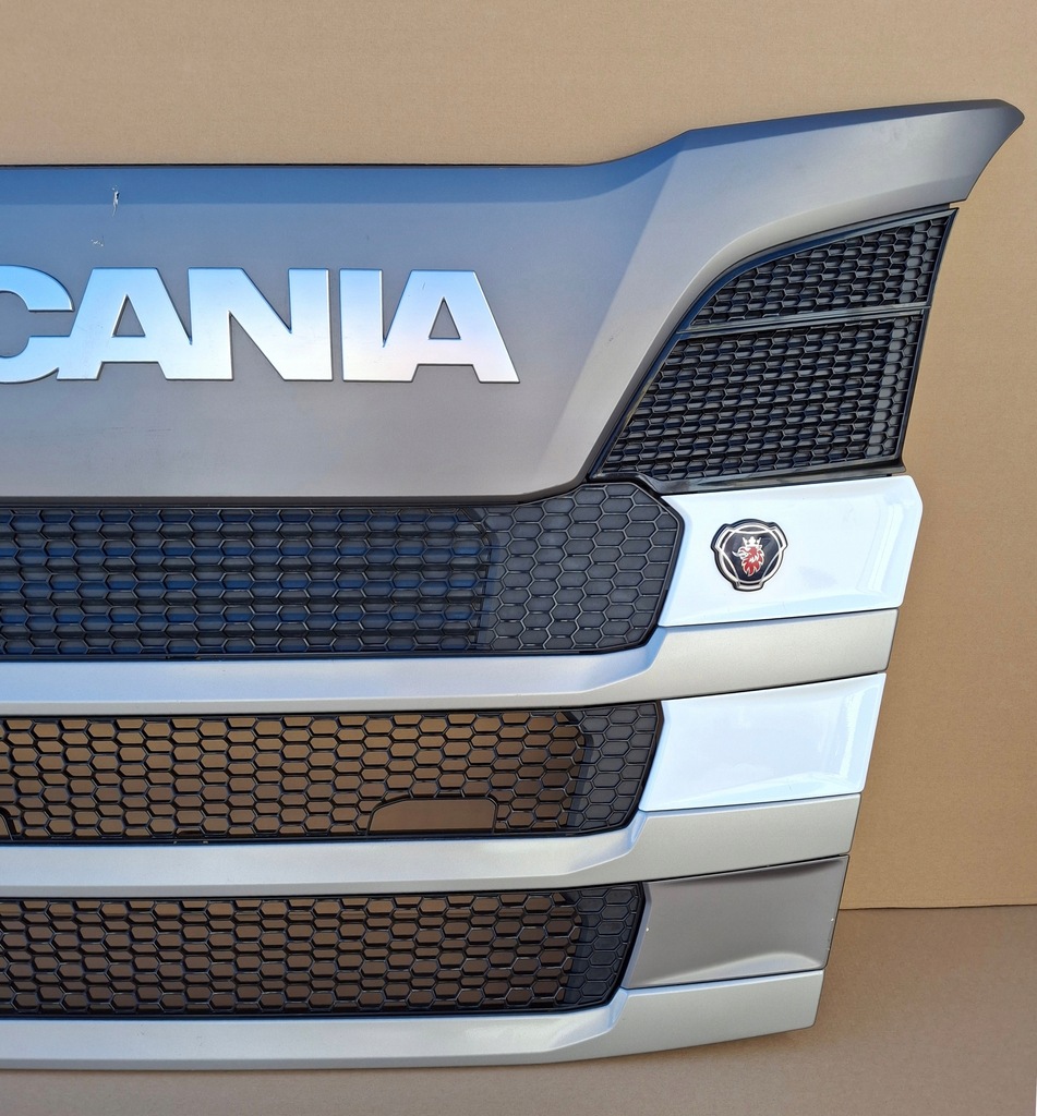 фото №5, Scania s 17- капот решётка радиатора решётка радиатора лист комплект