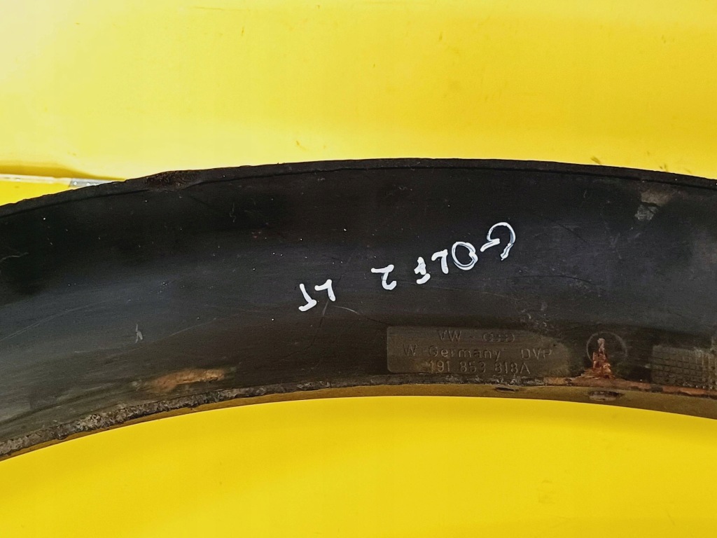 фото №10, Молдинг крила лівий задня volkswagen golf ii 191853818a nr202