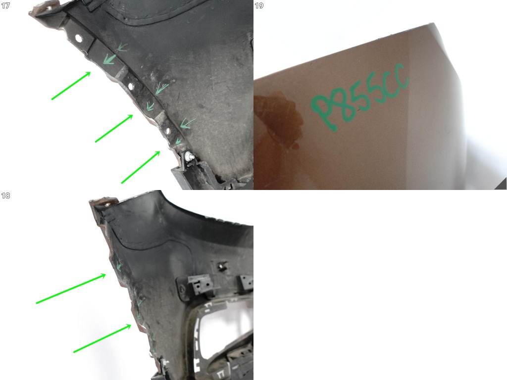 Opel mokka x a 1 1 поколение рестайлинг  16-19 бампер + решётка + спойлер перед с Разборки