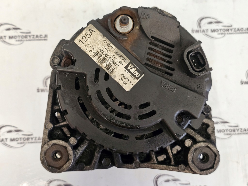 Trafic vivaro master 2.5 dci g9u730 135km 06r генератор 8200206251 Недорого