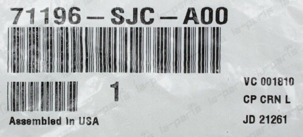 фото №7, Ortginalny кронштейн дистанции бампера передний honda ridgeline