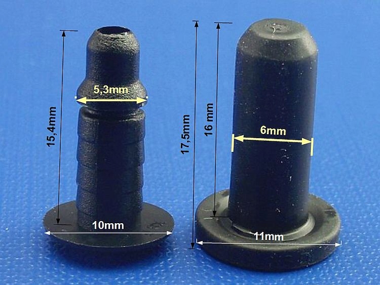 фото №2, 10x штифт 6 кліпса оббивка багажника mercedes c clk e gl glk ml slk r