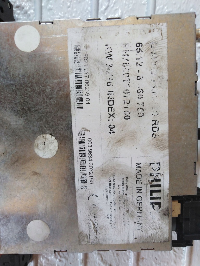 фото №2, Радио buisness rds bmw 5 e39 philips