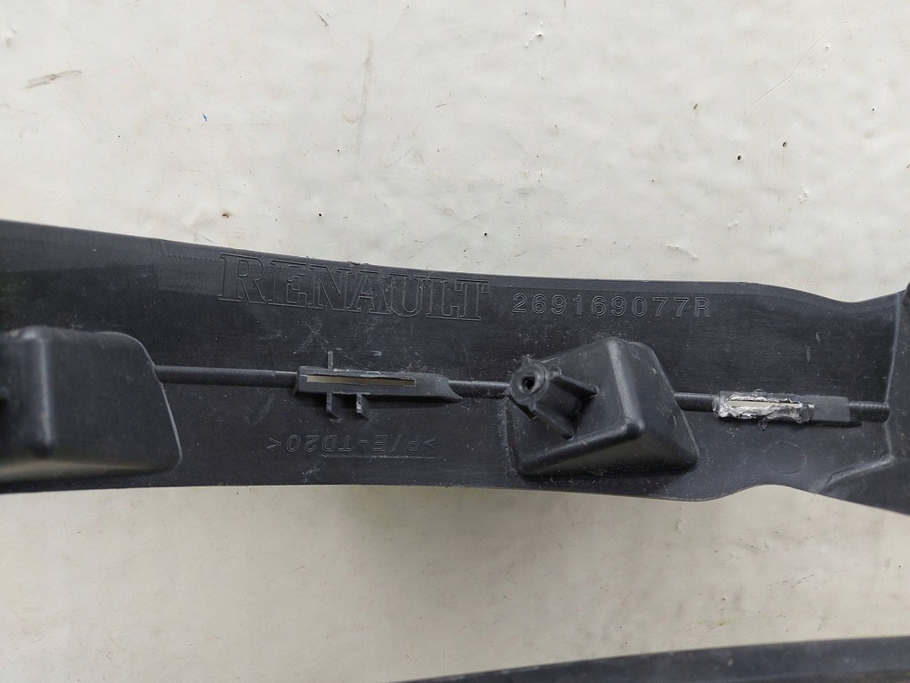 фото №7, Renault captur 1 i lift направляющая кронштейн противотуманной фары левый перед