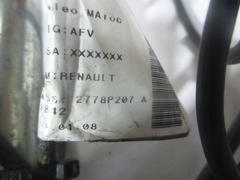 фото №5, Натягувач поперечина безпеки правий заднє сидіння trafic vivaro