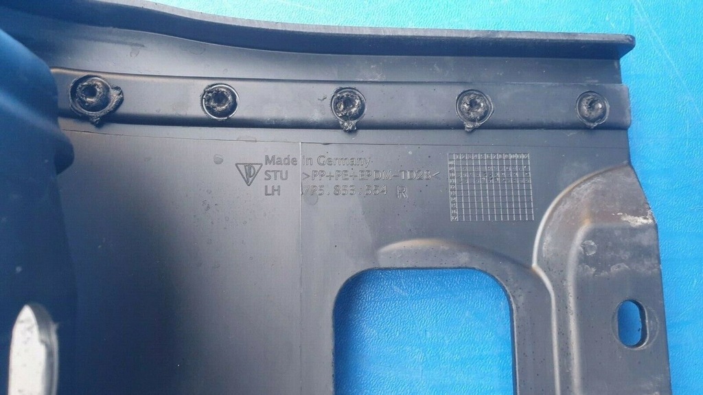 фото №11, 1x молдинг поріг поріг porsche cayenne ii 7p5 958