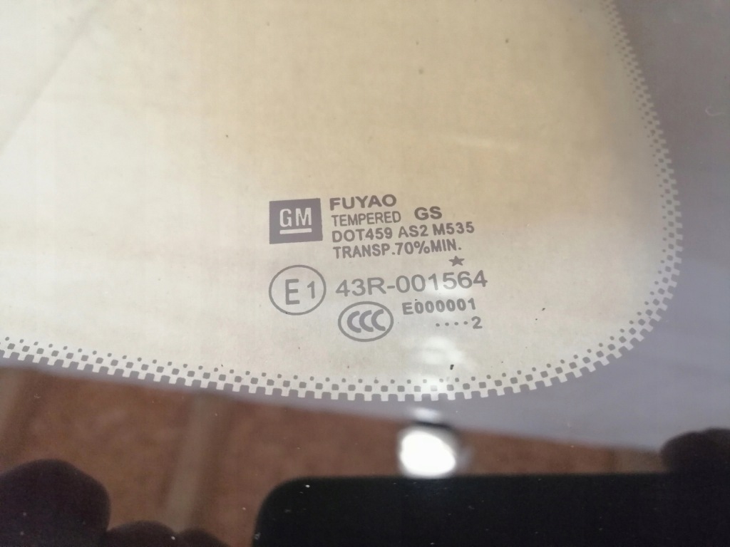 фото №2, Стекло кузовная задняя правая opel zafira c 2012 rok