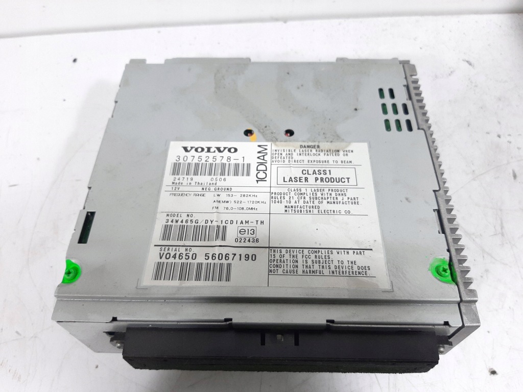 фото №13, Volvo s40 ii 06r панель кондиціонера радіо 8623067 30679647 + зчитувач дисків