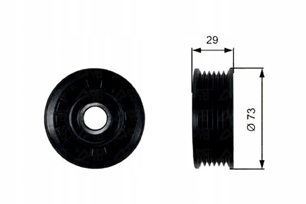 фото №2, Gates ролик ремінь ford b-max 1.0 ecoboost jk