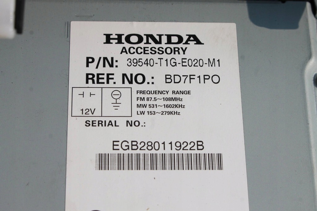 фото №11, Радіо навігація gps з код ! honda cr-v iv 12-14