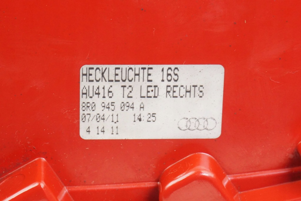 фото №8, Лампа задня права audi q5 sq5 8r0945094a