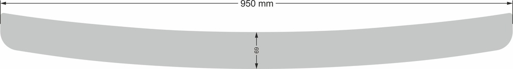 фото №9, Mitsubishi outlander iii 12-15 накладка na бампер