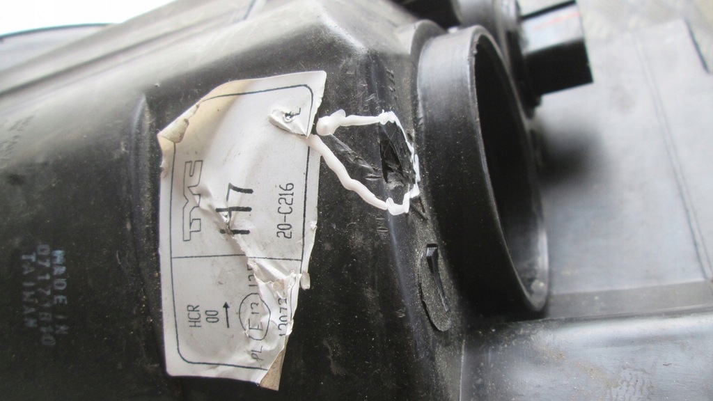 фото №8, Лампа фара лівий mini one cooper i r50 r52 r53