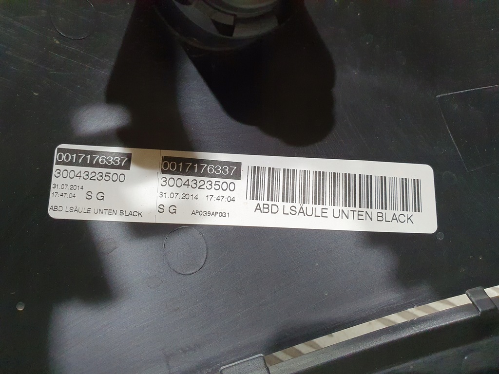 фото №5, Корпус колонки руля opel adam europa