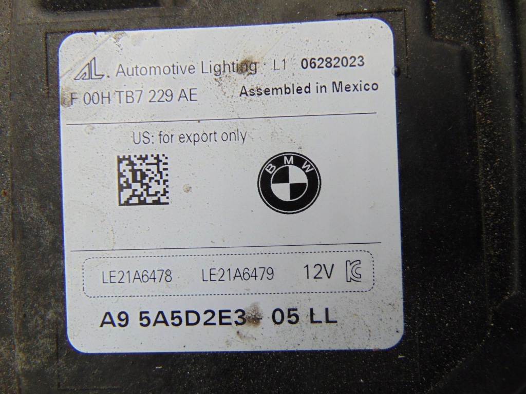 Bmw x5 g05 lci рестайлинг  фара левая full led черный 5a5d2e3 Недорого