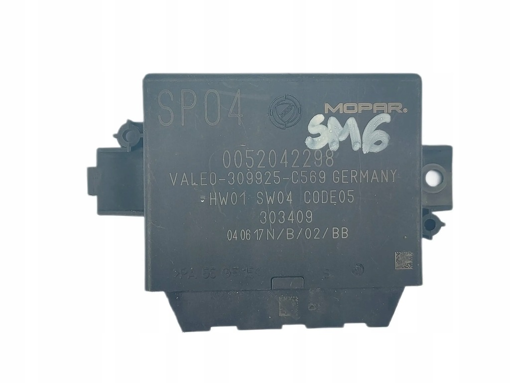 фото №1, Fiat 500 модуль блок керування pdc 0052042298