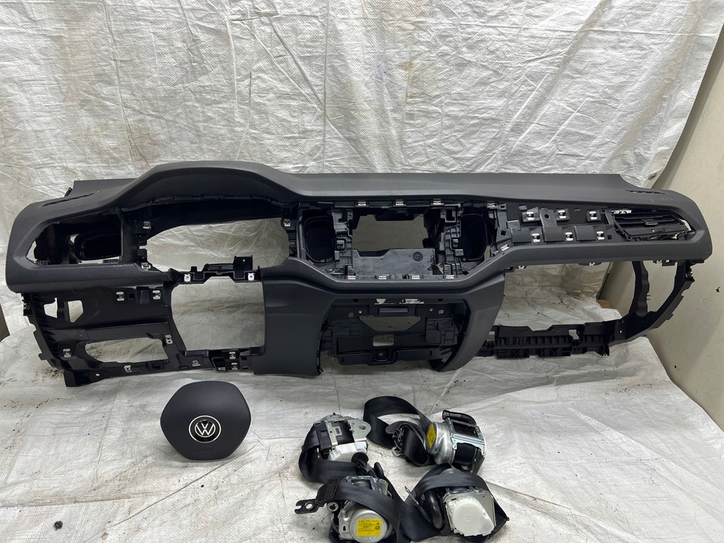 фото №1, Vw t-roc консоль панель приладів подушка безпеки подушки безпеки ремені org.