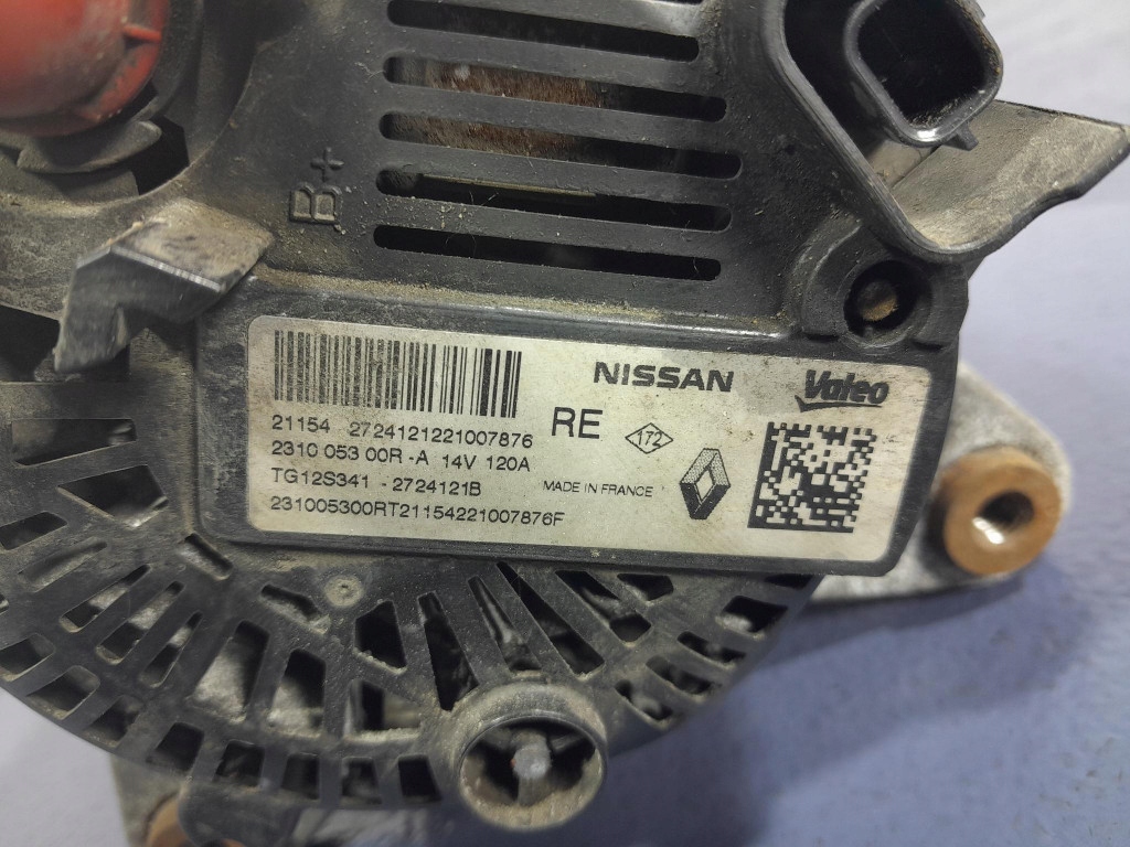 фото №4, Renault express 1.3 tce 102 km h5h генератор 231005300r