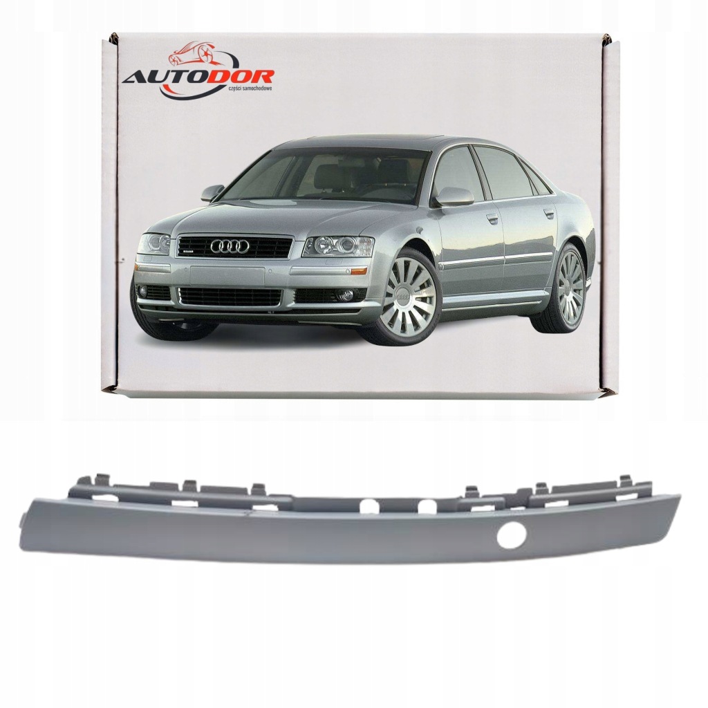 фото №1, Audi a8 d3 молдинг решётка радиатора w бампере левая nowa