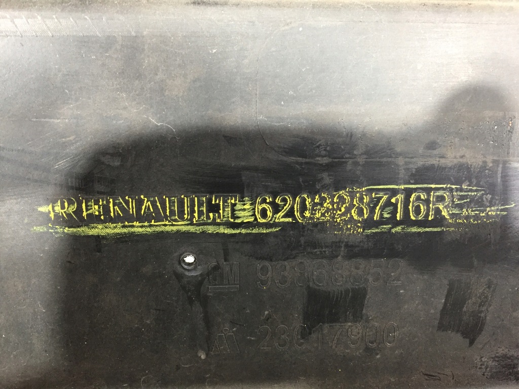 фото №16, Opel vivaro ii b 14-19 бампер передний решётка радиатора org !!! 620228716r