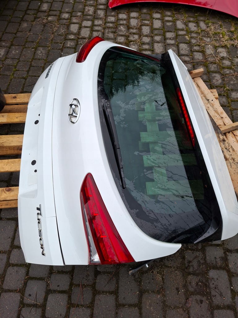 фото №8, Hyundai tucson ii 2 15-18 кришка багажника задня w колір pyw білий w колір