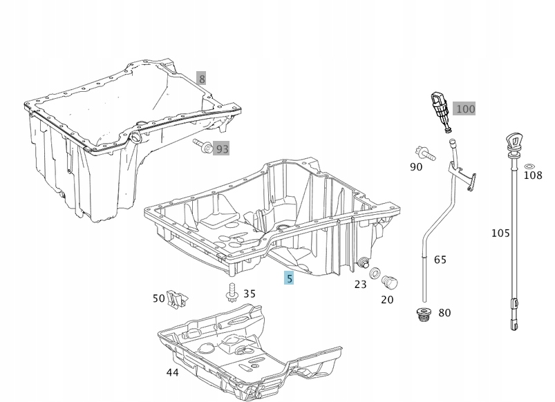 фото №1, Оригінальна піддон масляна двигуна om271