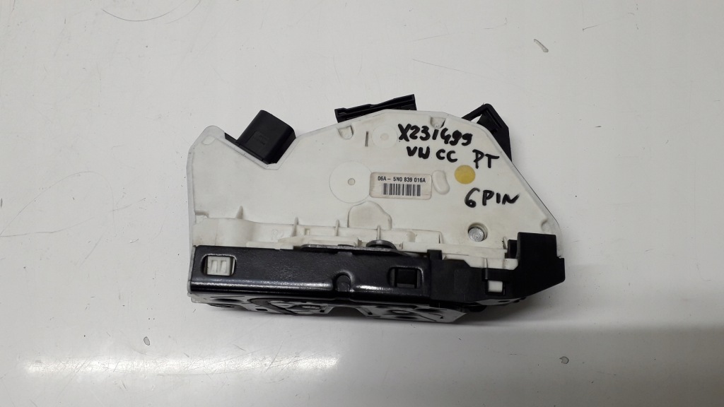 фото №1, Vw passat cc 08- замок правый задняя 5n0839016a 6pin
