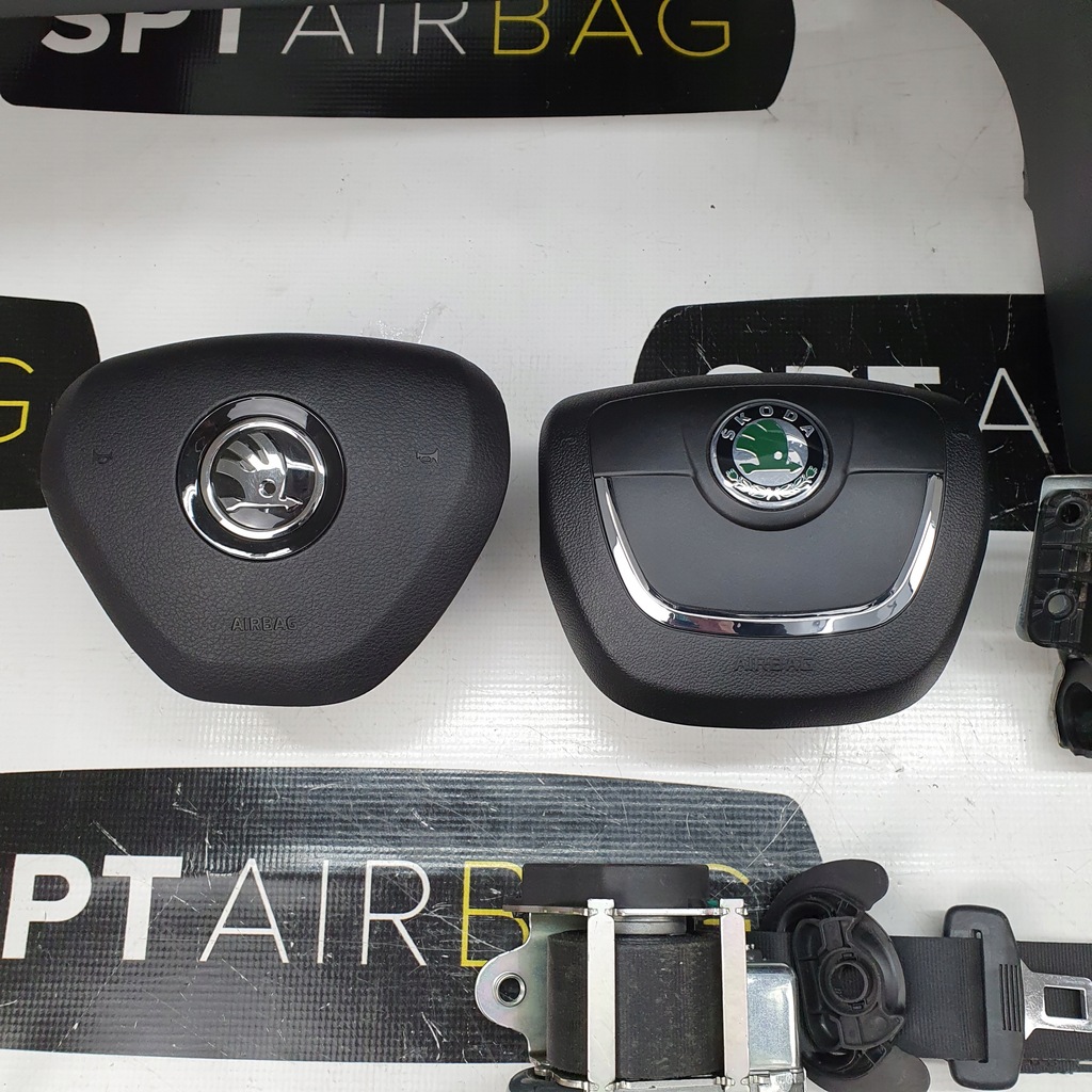 фото №6, Skoda yeti панель приладів консоль подушки безпеки ремені подушка безпеки