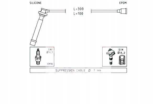 фото №2, Провода зажигания fiat sedici eps