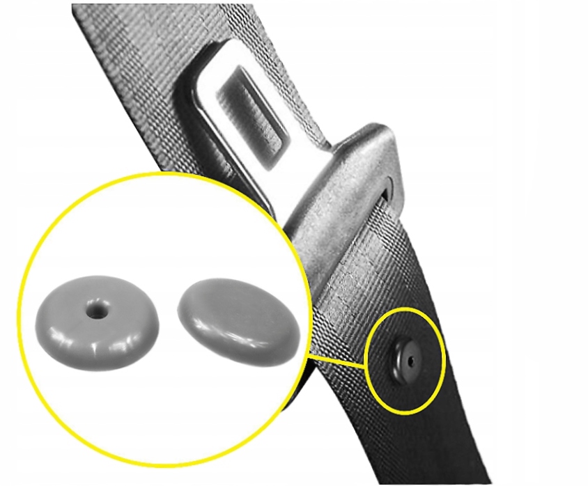 фото №1, Клипса блокировка защита поперечина безопасности серая универсальная