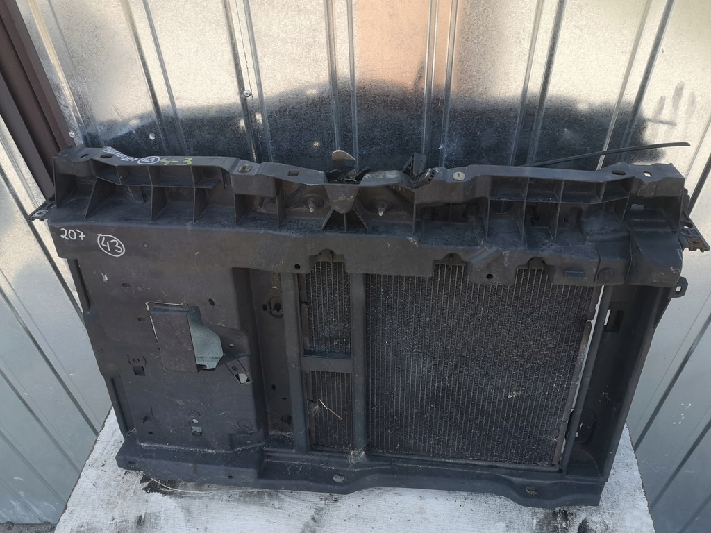 фото №5, Pas передний радиатор peugeot 207 lift 1.4b