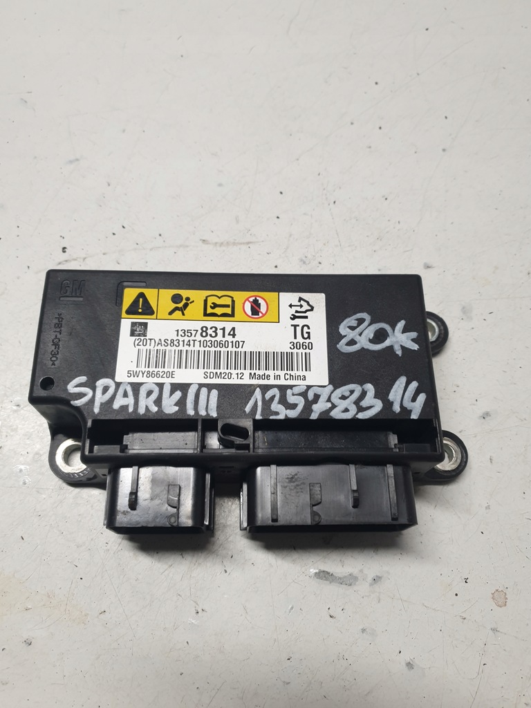 фото №1, Модуль датчик подушек подушка безопасности chevrolet spark iii