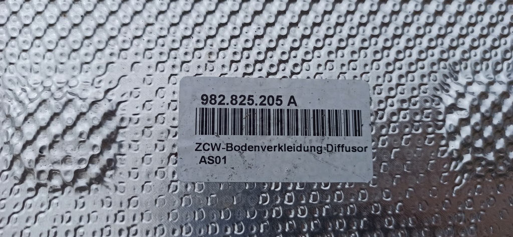 фото №8, Porsche cayman 718 gt4 2019- плита защита подвеска задняя 982825205a