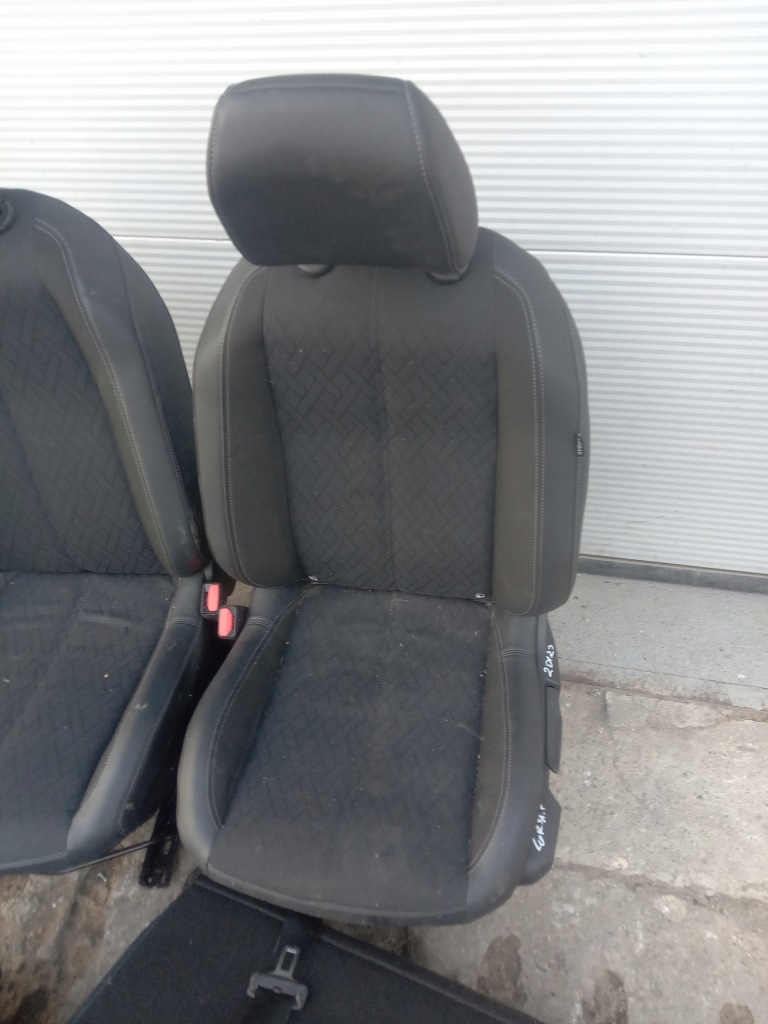 фото №6, Opel corsa f сидіння заднє сидіння обшивки заскочки підігрів