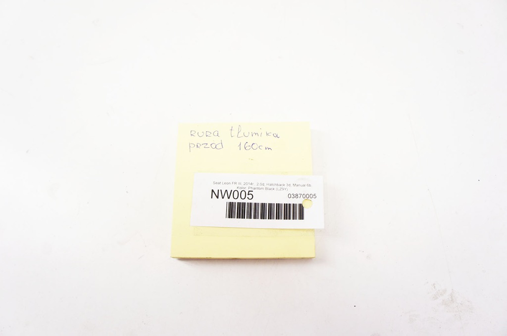 фото №6, Nw005 seat leon iii fr 2.0d труба вихлопна вихлоп