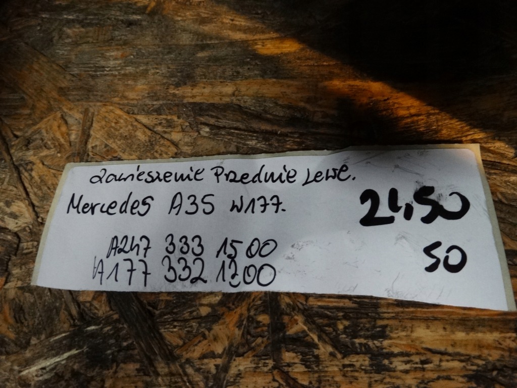 Підвіска передні ліва mercedes a35 w177 1 Оригінал