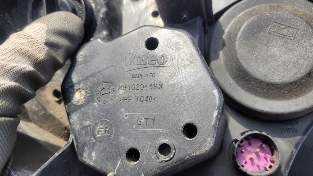 фото №15, Fiat grande punto evo 09- лампа ліва перед фара лівий / 1612