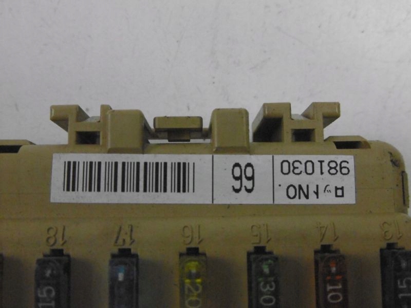 фото №6, Subaru legacy be bh коробка предохранителей 981030