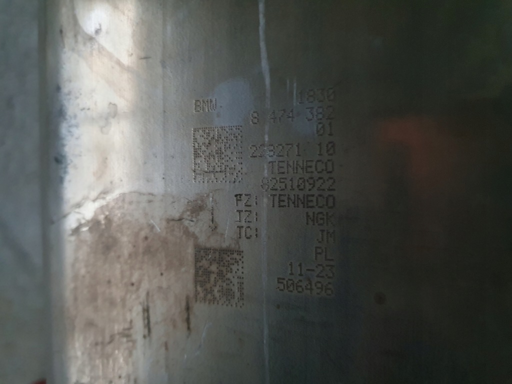 фото №11, Гаситель выхлоп катализатор 2.0d m-pakiet bmw 1 f40 8474382 8587909