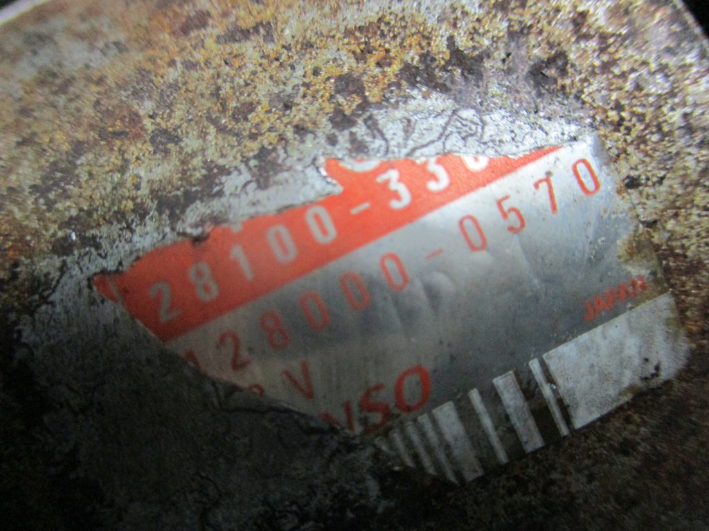 фото №5, Стартер toyota yaris i 1.4 d4d 28100-33050