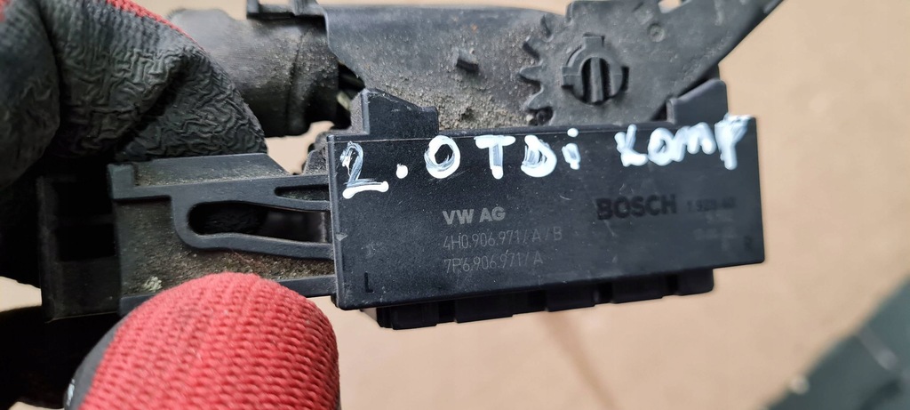 фото №8, A4 b9 8w q5 80a штекер колодка компьютер 2.0 tdi 4h0906971ab a5 8w