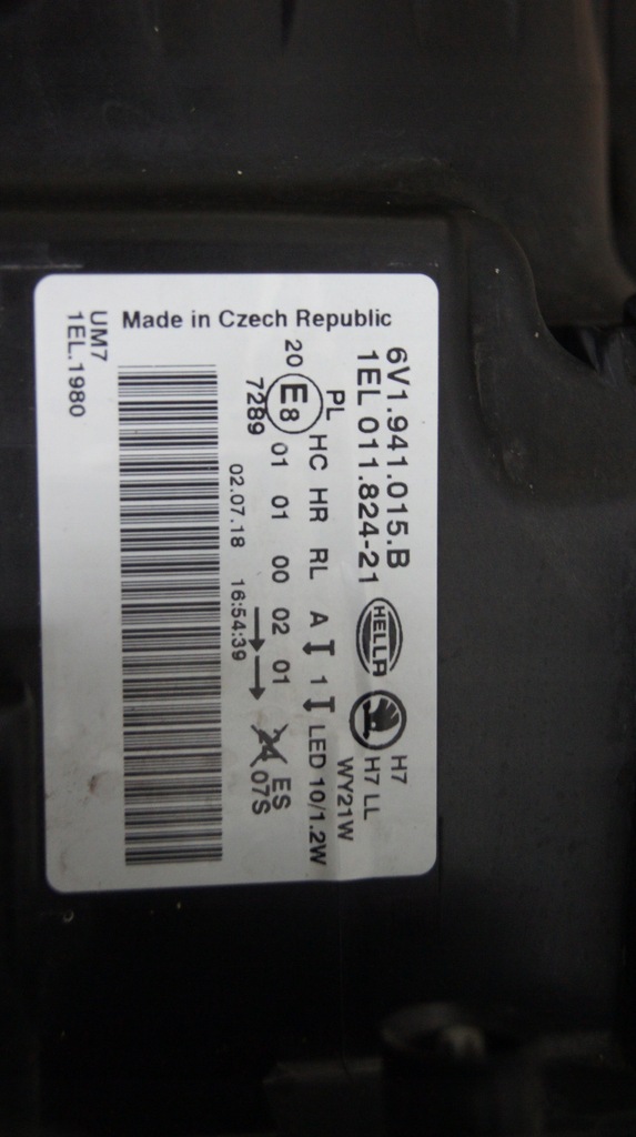 фото №6, Лампа skoda fabia iii лінза led ліва europa