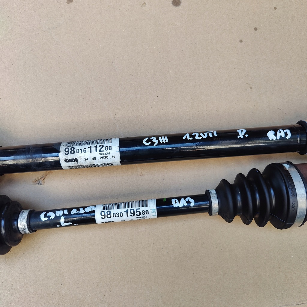 фото №4, Citroen c3 iii 1.2 приводной вал левая 9803019580