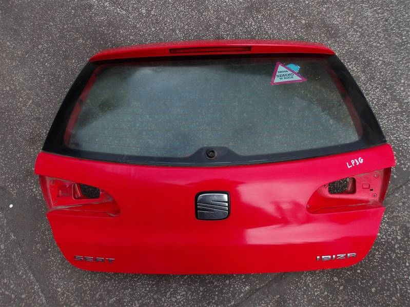 фото №8, Крышка багажника задняя seat ibiza iii lp3g