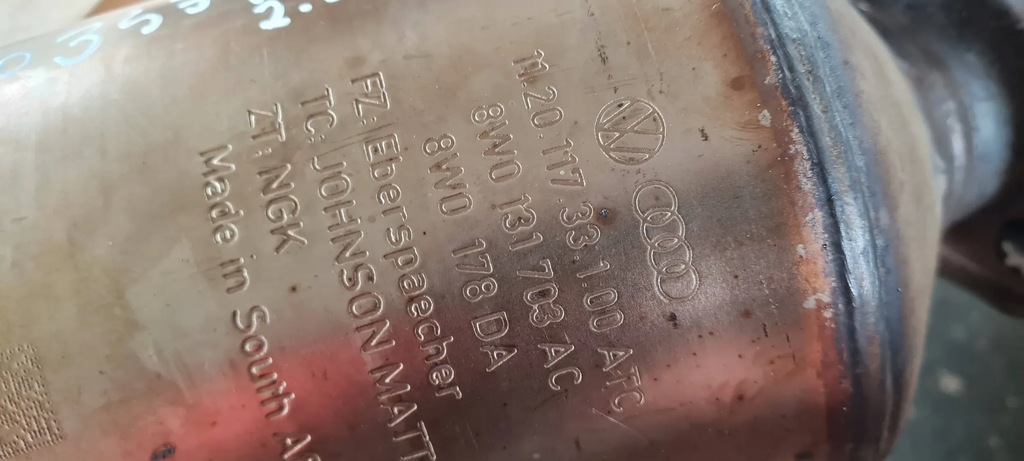 фото №9, A5 8w катализатор фильтр частиц dpf 2.0 tfsi 8w0131703ac a4 b9 8w