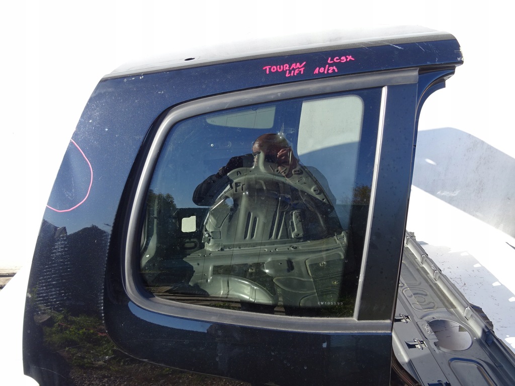 фото №6, Vw touran lift 2014r lc9x крыло четверть задняя правая стекло 2003-2015