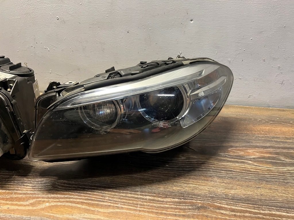 фото №6, Bmw f10 f11 лампы перед lift bi ксенон dynamic поворотные комплект правая левая